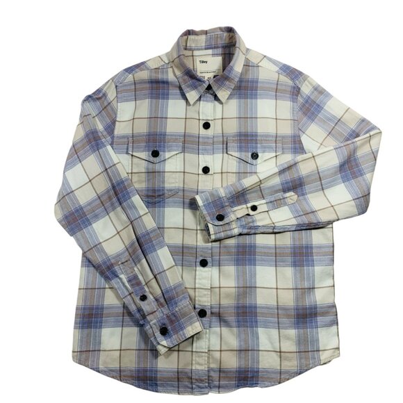 Tilley  plaid  shirt organic cotton  size med - Picture 13 of 16